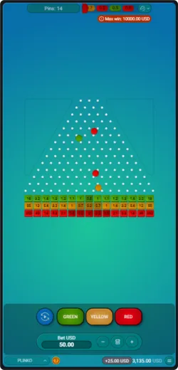 Plinko round