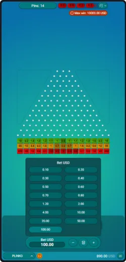 Plinko stopa